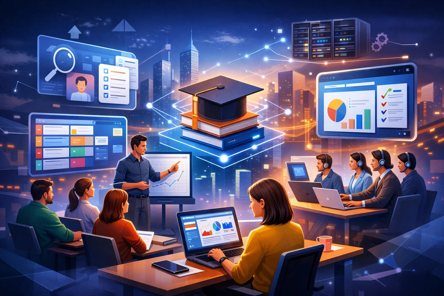 Corporate office environment