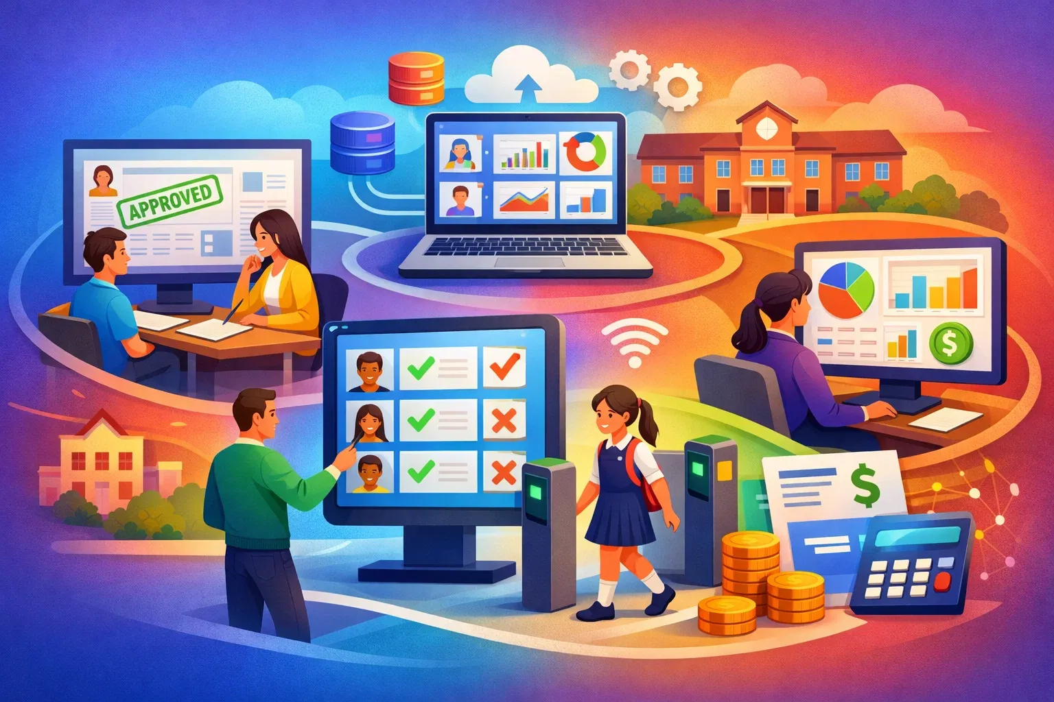 Professional workspace